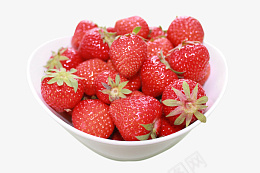 一碗草莓免扣psd免抠素材_新图网 https://ixintu.com 一碗水果 草莓 新鲜水果 免扣