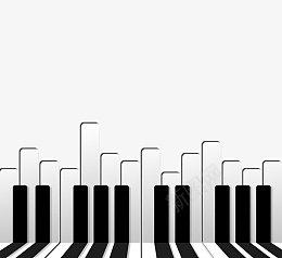剪纸风格立体钢琴键png免抠素材_新图网 https://ixintu.com 钢琴键 娱乐 矩形 立体 艺术 钢琴 音乐