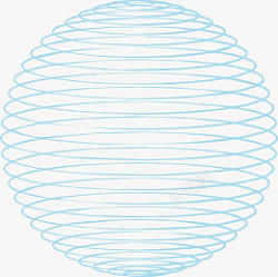 光感线条曲线圆圈素材