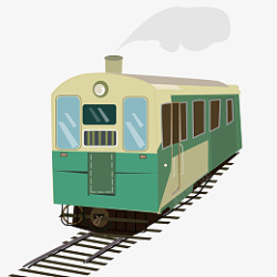 复古列车日本可以看风景的列车春运高清图片