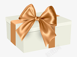 白色礼品盒与丝带插图矢量png免抠素材_新图网 https://ixintu.com 礼品盒 礼品 礼品盒插图 矢量图