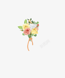 手工画的花朵素材