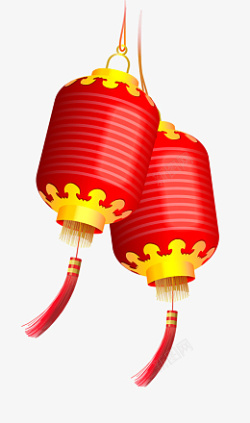 灯笼素材红色新年节日开业素材