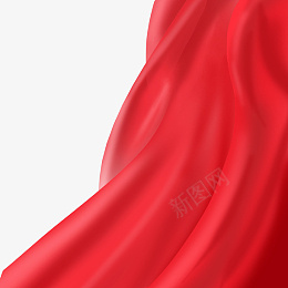 红色免扣飘带素材png免抠素材_新图网 https://ixintu.com 飘带 红色 党建 装饰