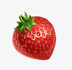甜甜的新鲜草莓素材