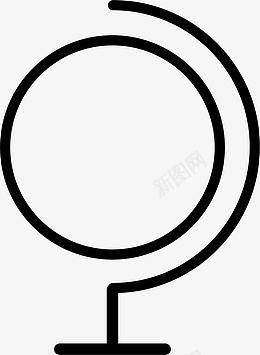 地球仪图标元素png_新图网 https://ixintu.com 地球仪 图标 元素 简笔 设计 图