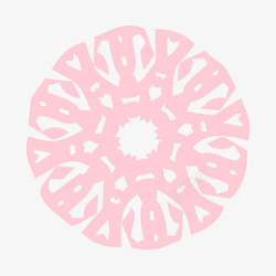 花纹图案粉色中国风格素材