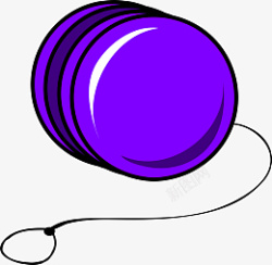 紫色悠悠球素材