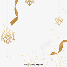 圣诞雪装饰框png免抠素材_新图网 https://ixintu.com 在冬天 进步的 丝带 圣诞 明星 框架 窗口 肌理 背景 金 雪
