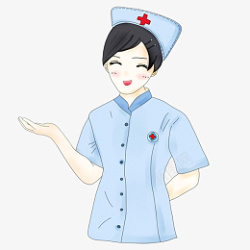 护士小姐手绘卡通护士小姐高清图片