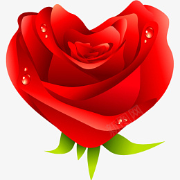 一朵红色玫瑰花元素png免抠素材_新图网 https://ixintu.com 一朵 红色 玫瑰 花