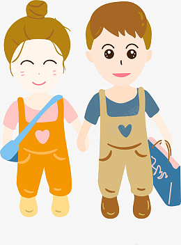 手绘卡通幸福情侣png免抠素材_新图网 https://ixintu.com 手绘卡通情侣 手绘 卡通 情侣