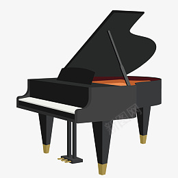 进口的钢琴的插画png免抠素材_新图网 https://ixintu.com 黑色的钢琴 乐器插画 卡通插画 钢琴插画 音乐乐器 音乐钢琴