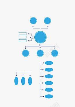 公司信息图表png免抠素材_新图网 https://ixintu.com 公司架构图表 员工结构关系 商务PPT 组织架构图 组织框架 图表