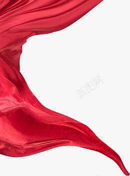 红色丝绸中国风元素png免抠素材_新图网 https://ixintu.com 红色丝绸 丝绸 装饰 红色