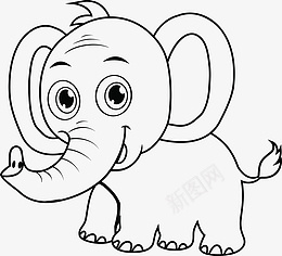 象大象手绘素描png免抠素材_新图网 https://ixintu.com 象 大象 手绘 素描 小象 动物