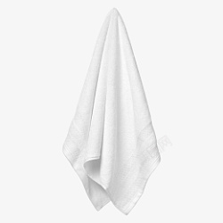 白毛巾悬挂的白毛巾高清图片