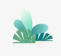 绿色植物手绘素材元素png免抠素材_新图网 https://ixintu.com 植物 手绘 卡通 大自然 节日素材 装扮素材 海报素材