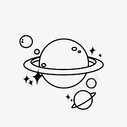 简约简笔画黑白组合纹身星球png免抠素材_新图网 https://ixintu.com 简约小纹身 星球组合 简笔星球 黑白星球 黑白组合 简笔画