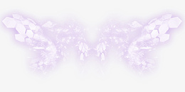 紫色科技荧光翅膀png免抠素材_新图网 https://ixintu.com 翅膀 科技 荧光 装饰