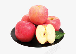 红富士苹果的png免抠素材_新图网 https://ixintu.com 水果 苹果 果盘 实物 红富士苹果 新鲜时令水果 富士苹果