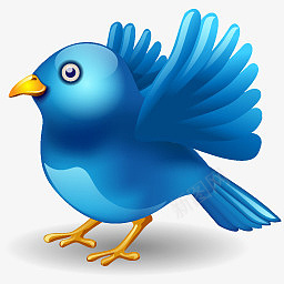 TwitterbirdlandingIconpng免抠素材_新图网 https://ixintu.com bird twitter logo social landing animal