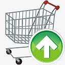 ShoppingcartupIconpng_新图网 https://ixintu.com shop shopping cart buy shoppingcart basket up upload increase building arrow