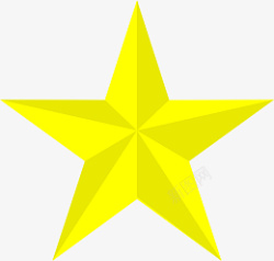 星星纹身立体质感五角星高清图片
