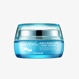 oceanic纯新水润透保湿霜png免抠素材_新图网 https://ixintu.com 产品实物 保湿霜 深层滋润 长效保湿 护肤用品