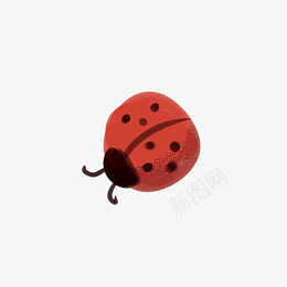 红色的七星瓢虫免抠图png免抠素材_新图网 https://ixintu.com 可爱的小虫子 可爱的生物 动物插画 卡通动物 免抠图 小昆虫 小生物