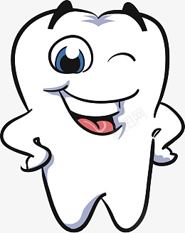 卡通牙齿装饰png免抠素材_新图网 https://ixintu.com 卡通 牙齿 口腔牙齿 笑脸牙齿 牙 口腔