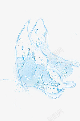蝴蝶形水花化妆品素材png免抠素材_新图网 https://ixintu.com 蝴蝶 水花 化妆品 清新