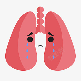 肺炎卡通生病的肺png免抠素材_新图网 https://ixintu.com 肺部感染 咳嗽 疫情 病毒 肺炎 防疫 高烧