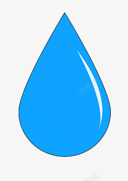 蓝色水滴蓝色大大水滴子高清图片