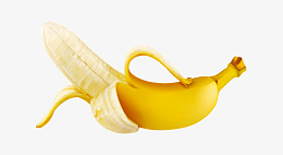 一根香蕉简笔画png免抠素材_新图网 https://ixintu.com 蕉 水果 素材 黄色