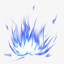蓝色火焰蛇蓝色火焰高清图片
