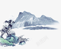 美丽迷人的山景png免抠素材_新图网 https://ixintu.com 石头 风景 游玩 观看