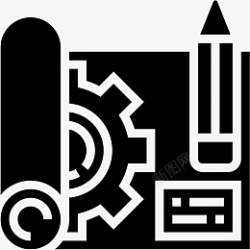 推拉门图纸标志工业机械图纸高清图片