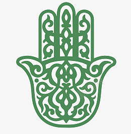 花纹装饰的手ai免抠素材_新图网 https://ixintu.com 手 花纹 矢量 装饰