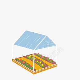 手绘四季花房png免抠素材_新图网 https://ixintu.com 花房 四季花房 花 花房卡通