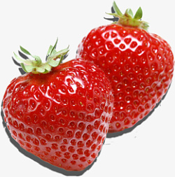夏日甜美草莓素材