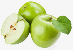 苹果绿色水果素材