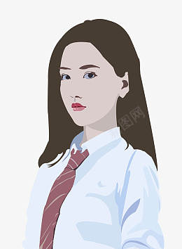 JK小清新少女插画psd免抠素材_新图网 https://ixintu.com JK 小清新 少女插画 白领少女 手绘