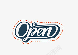 英文openpng免抠素材_新图网 https://ixintu.com open 打开 英文 装饰