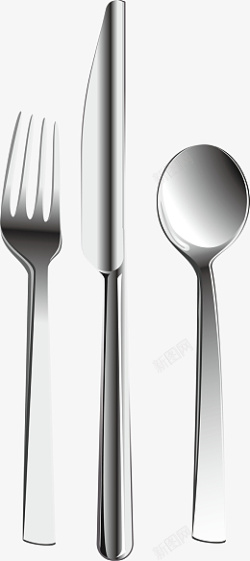 金属刀叉高品质金属餐具刀叉高清图片