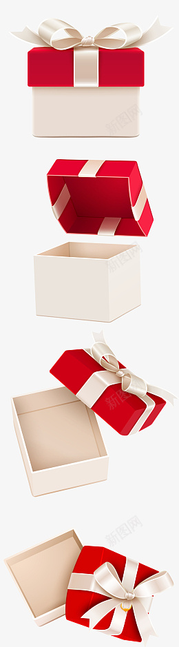 礼物盒的拆分png免抠素材_新图网 https://ixintu.com 礼物盒 拆分 拆礼盒 礼盒