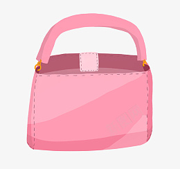 手绘粉色的包包插画png免抠素材_新图网 https://ixintu.com 手绘粉色系列插画 暖暖的粉色 粉色的包包 迷人的粉色