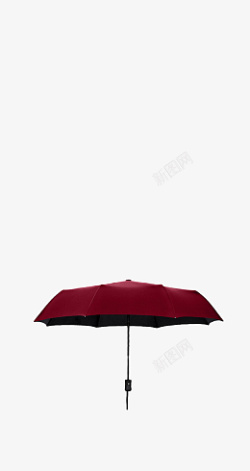 红色自动晴雨伞素材