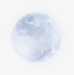 月亮月球发光黑夜png免抠素材_新图网 https://ixintu.com 月球 黑夜 发光 蓝色