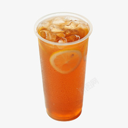柠檬味鲜柠红茶素材